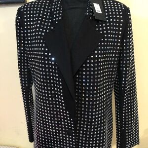 Black Sequin Women's Jacket